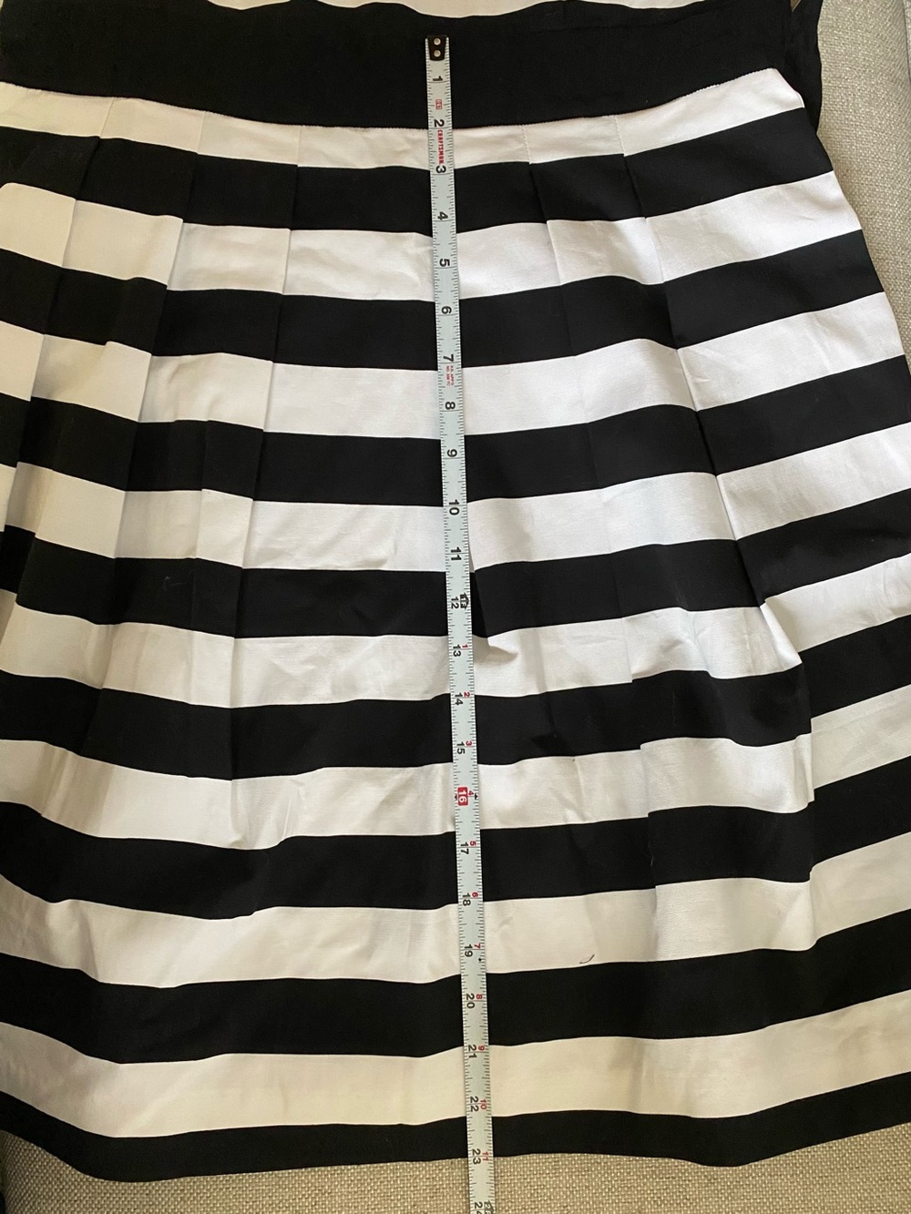 NWT WHBM Classic Black & White Striped Halter/Strapless Party Dress - Picture 11 of 11